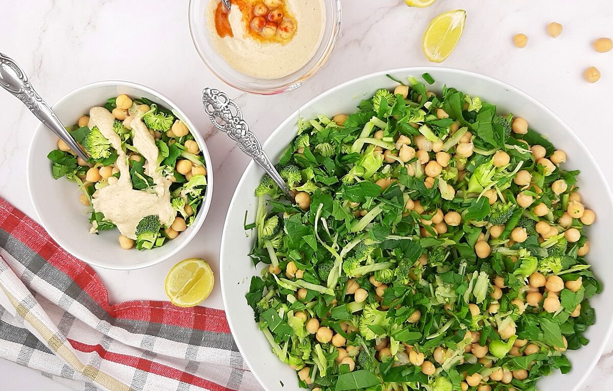 chickpea salad full Chickpea Salad